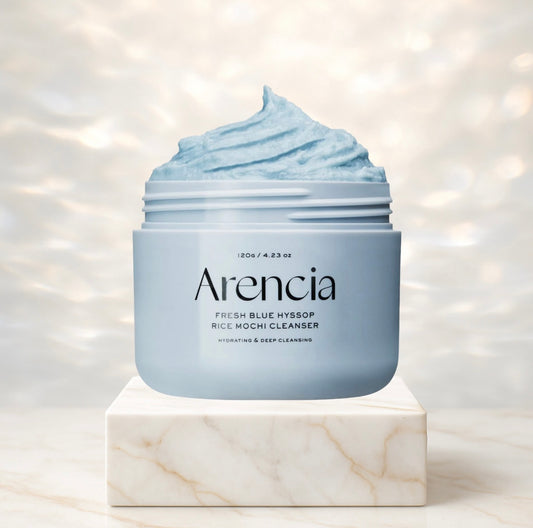 Arencia – Fresh Blue Hyssop Rice Mochi Cleanser – 120g